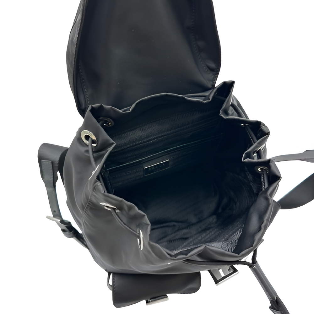 Prada Black Nylon Backpack