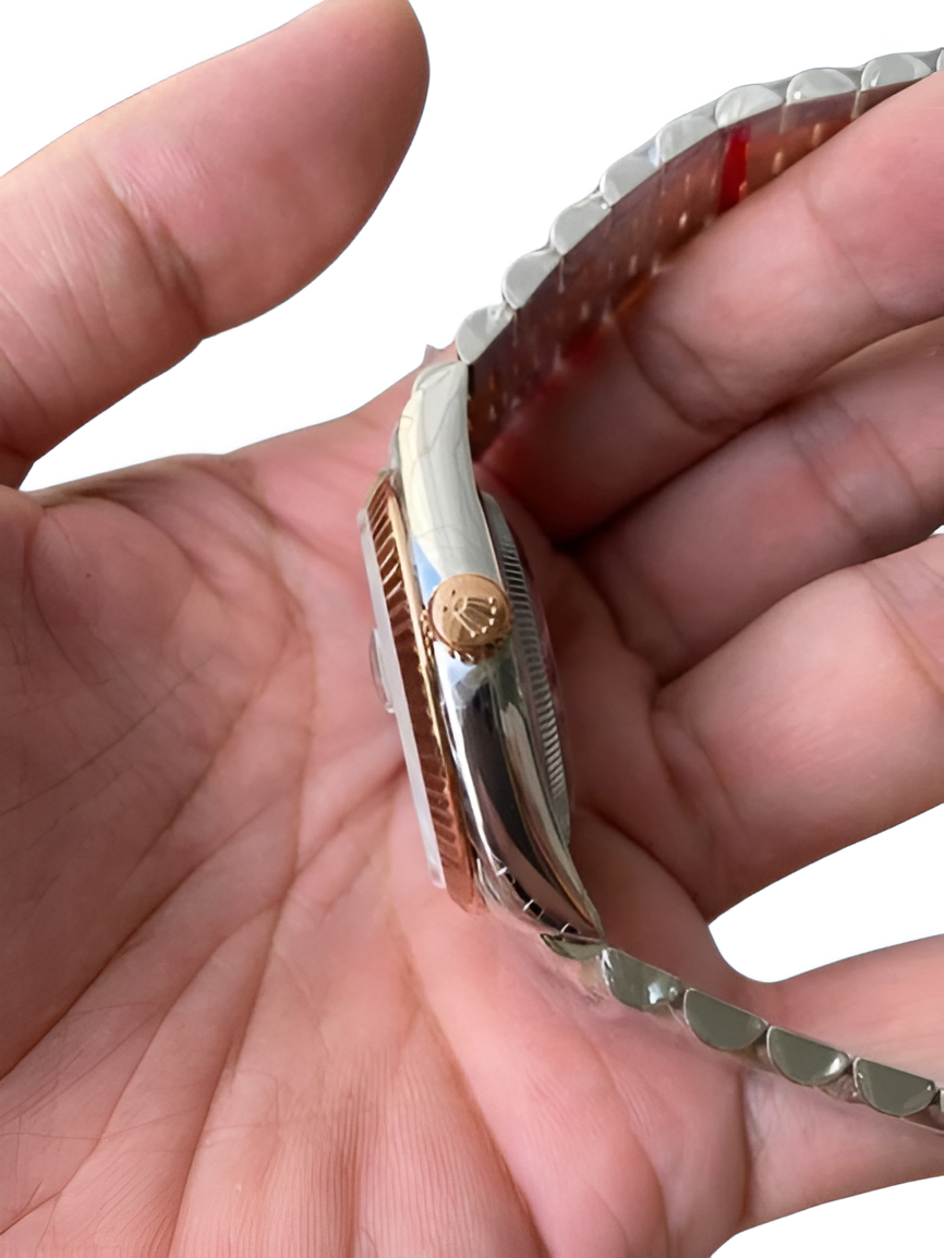 Rolex Datejust "Rose Gold & Slate Roman" Edition