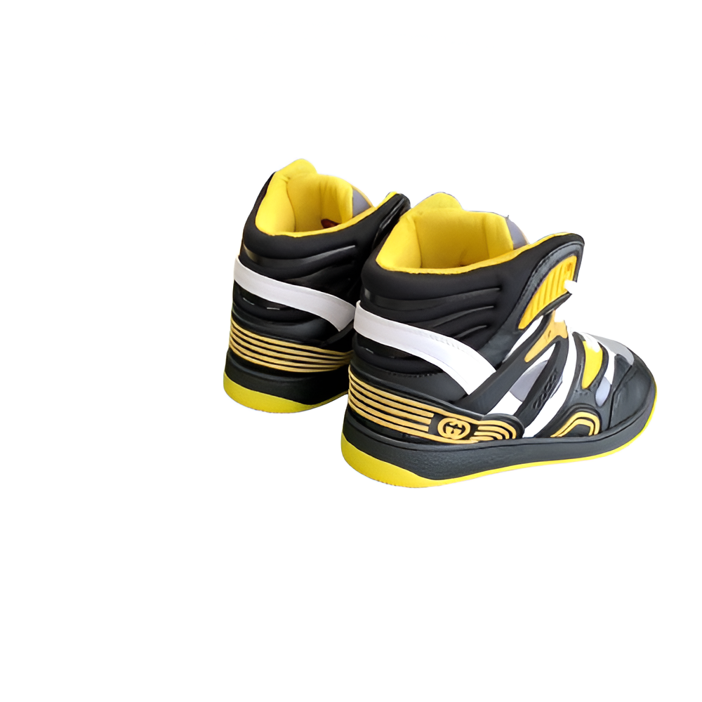 Gucci Bold Black & Yellow Men's Sneakers