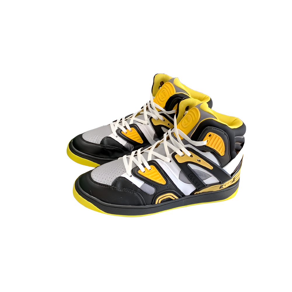 Gucci Bold Black & Yellow Men's Sneakers