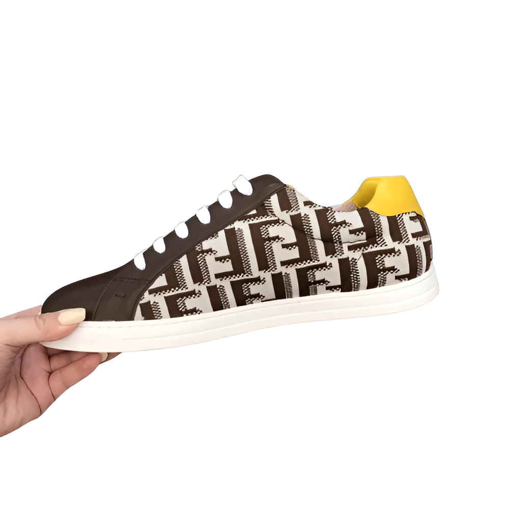 Fendi Men's Graphic Black Sneakers