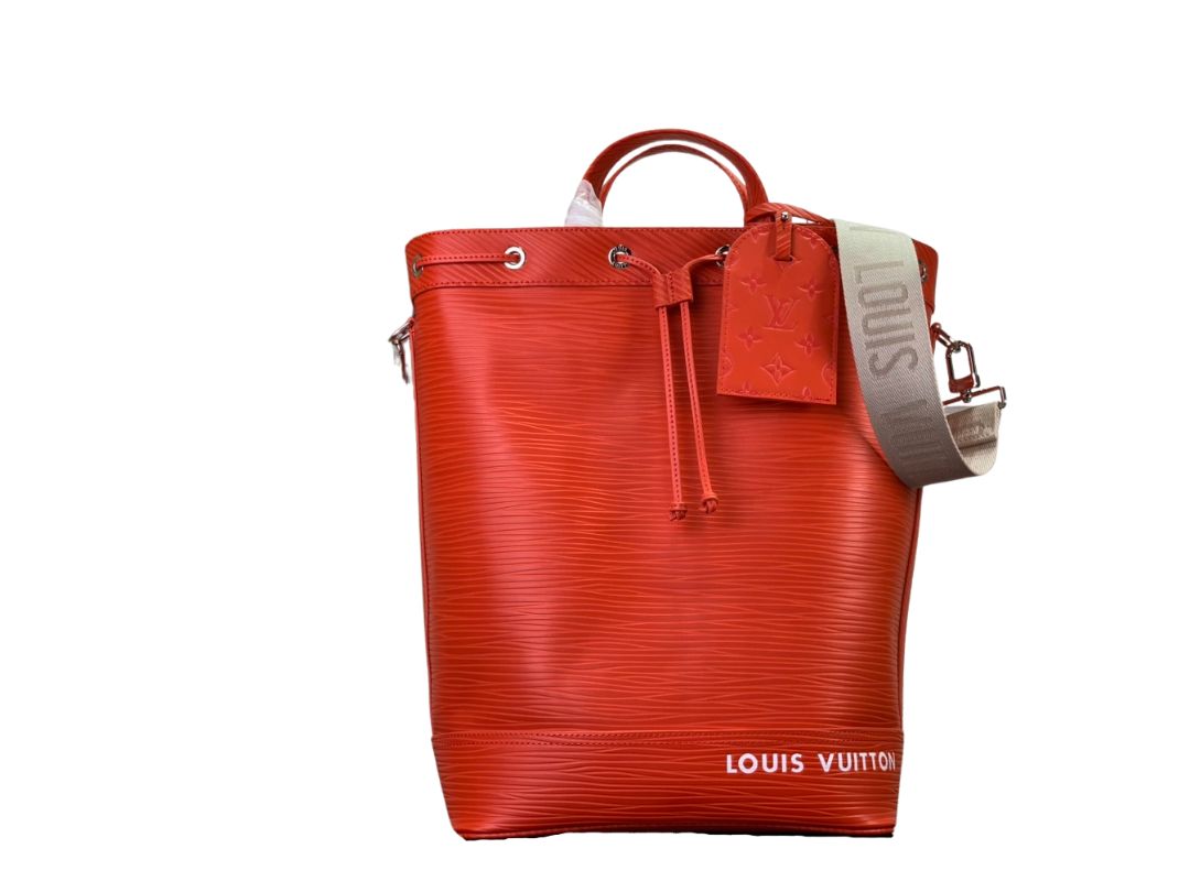 Louis Vuitton Red Epi Leather Bucket Bag