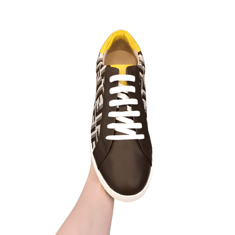 Fendi Men's Graphic Black Sneakers