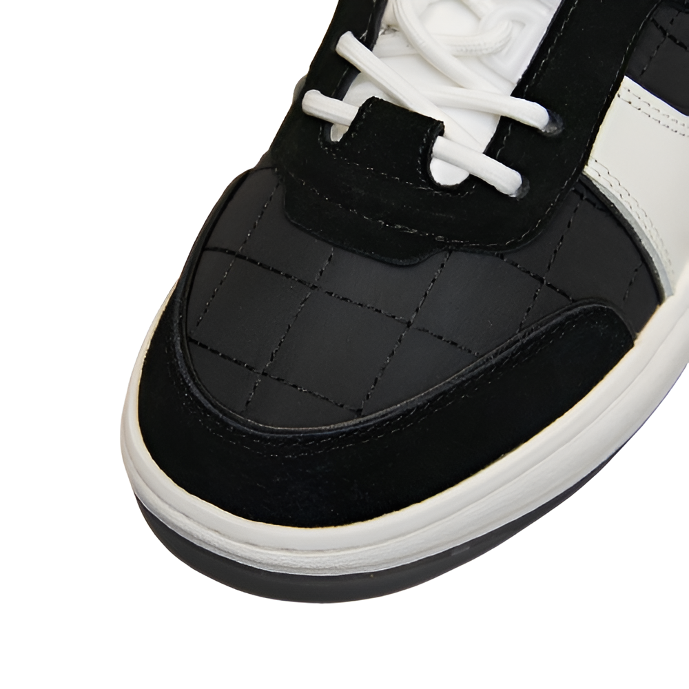 CHANEL Women's Black & White Sneakers