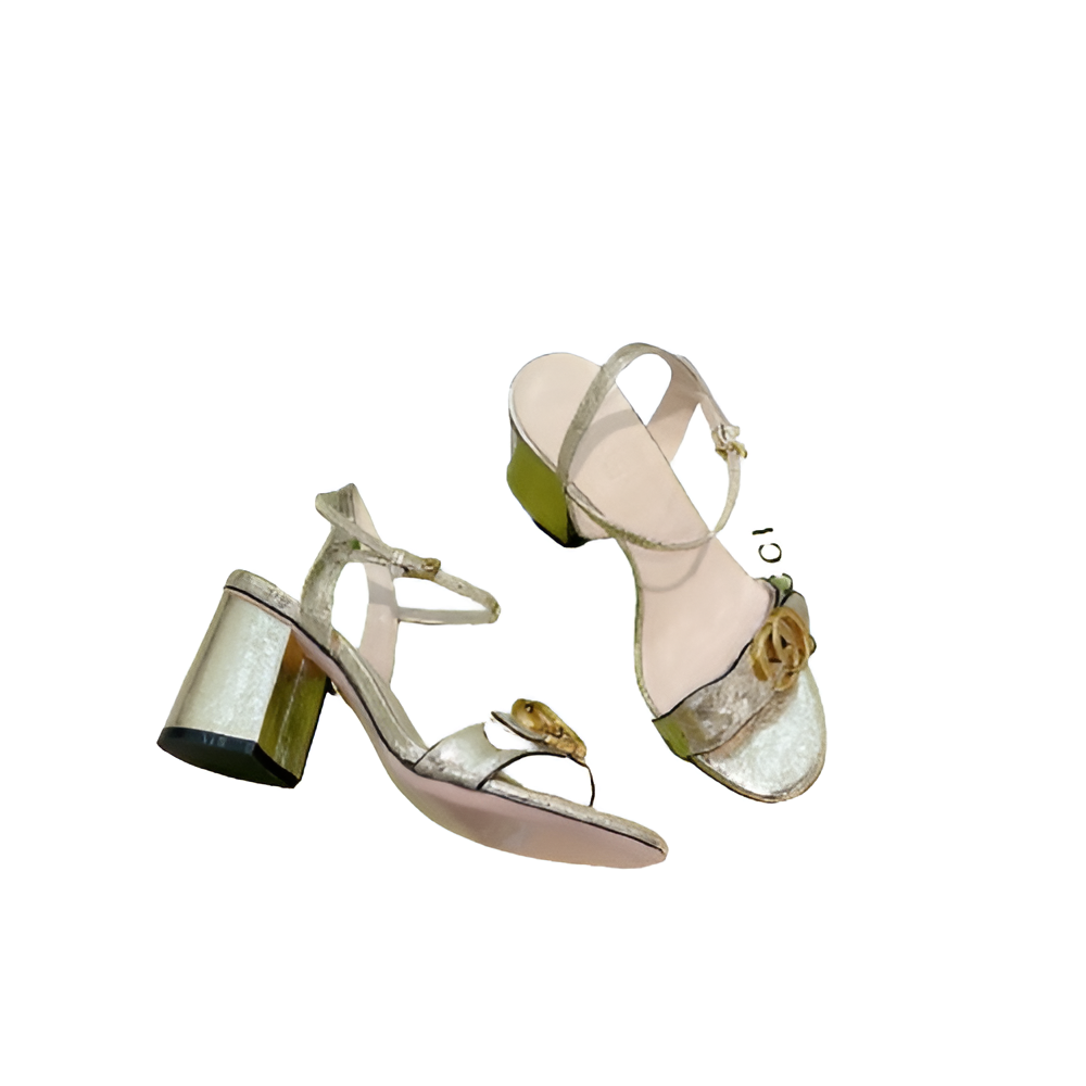 Gucci Gold Women's Sandals