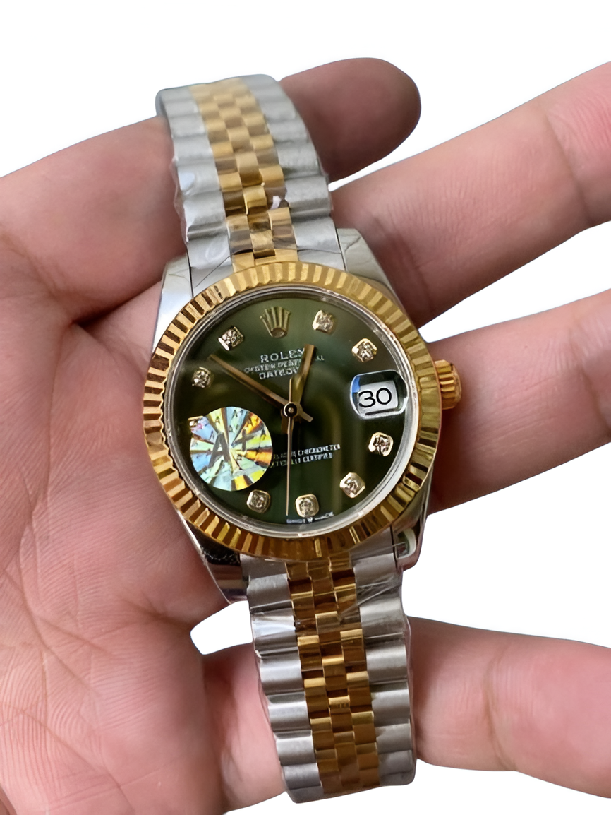 Rolex Datejust "Green & Gold Diamond" Edition