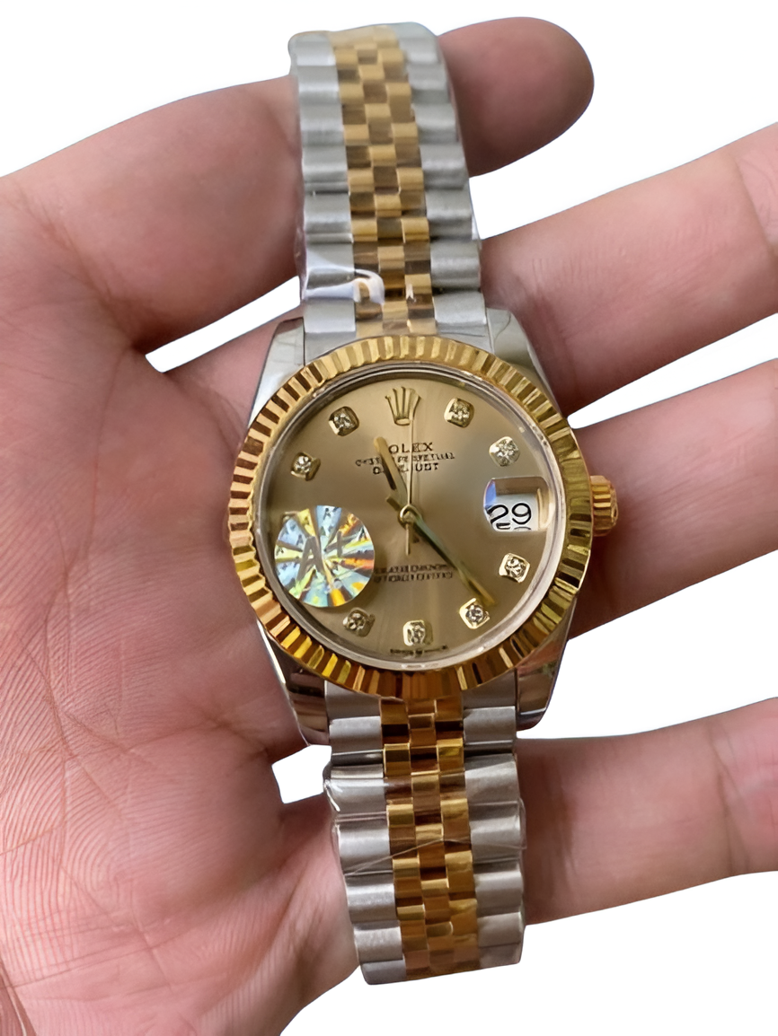 Rolex Datejust "Champagne Gold Diamond" Edition