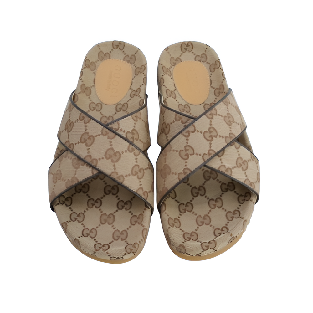 Gucci Monogram Crisscross Women's Sandals
