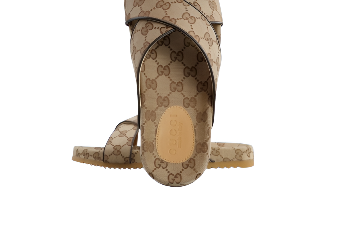 Gucci Monogram Crisscross Women's Sandals