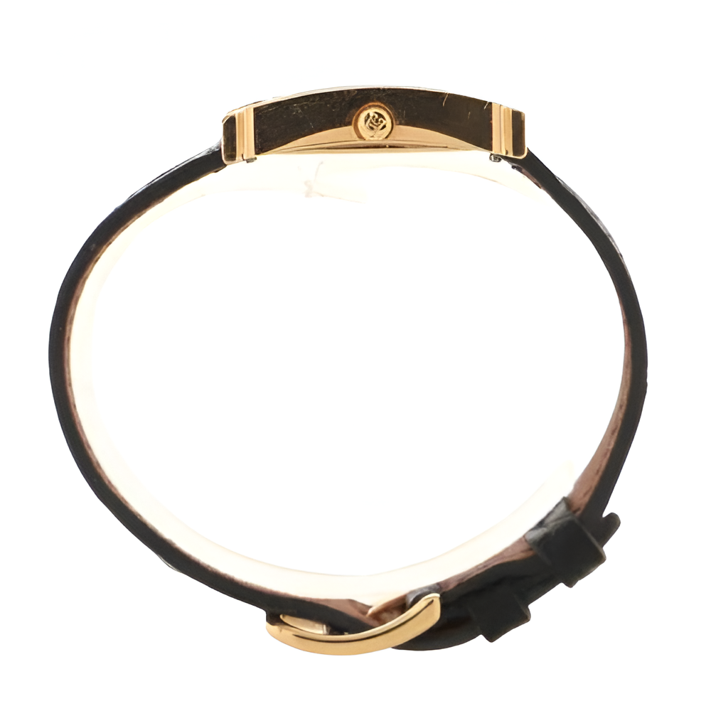 HERMÈS Diamond-Accented Gold Watch