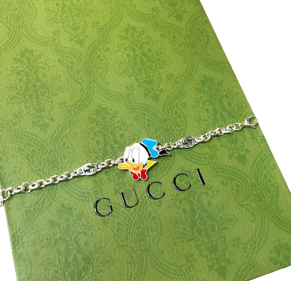 Donald Duck GUCCI Charm Bracelet