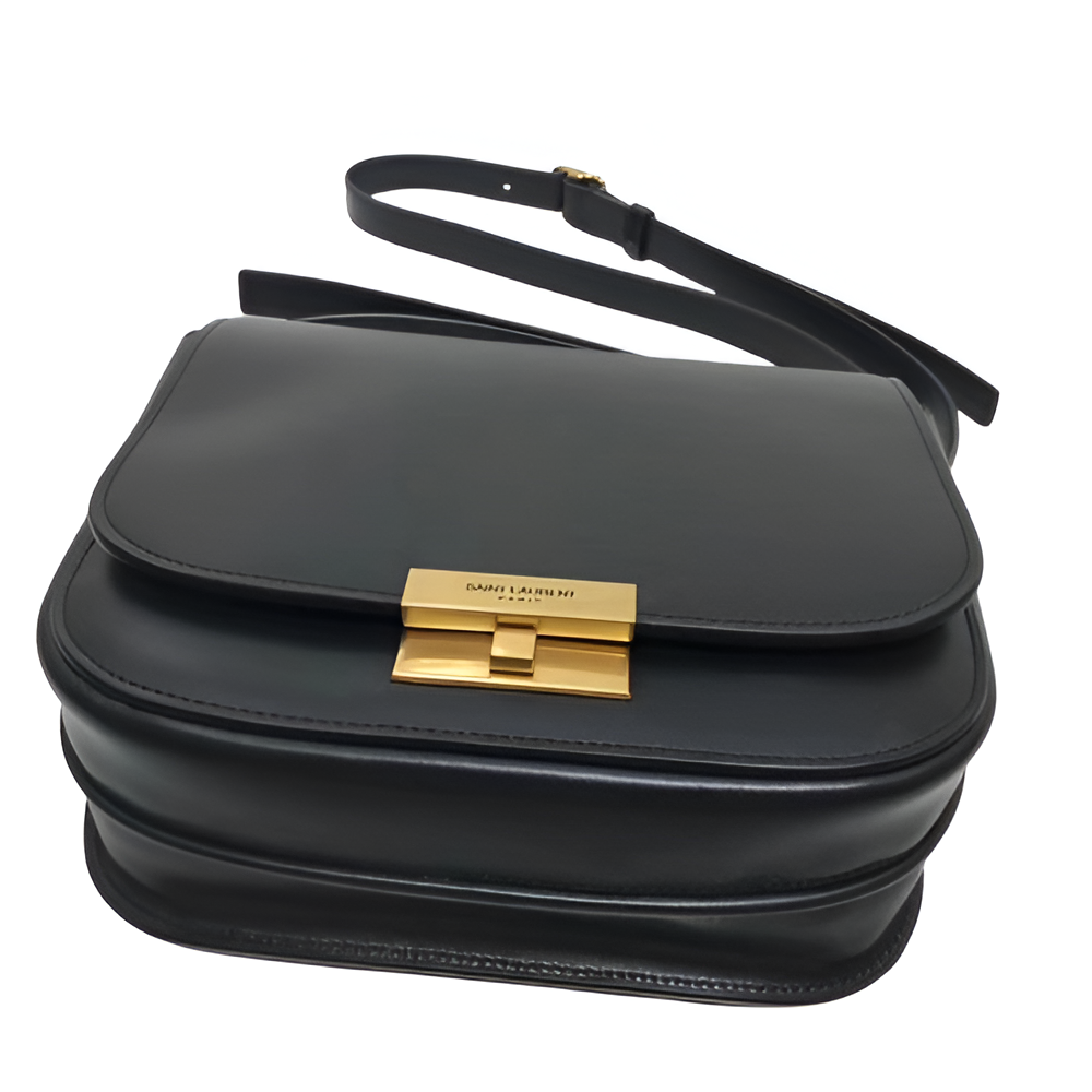 YSL Black Leather Crossbody Bag