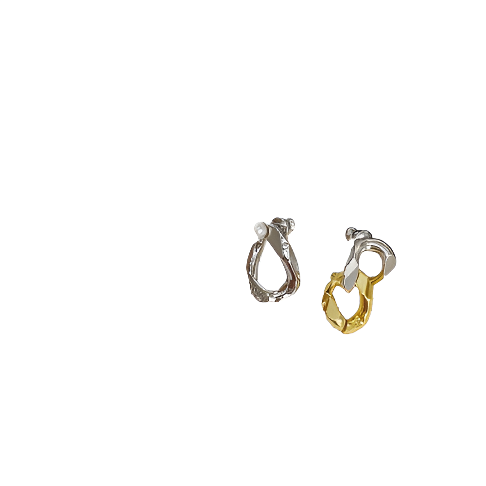 Dior Dual-Tone Pearl & Chain Earrings