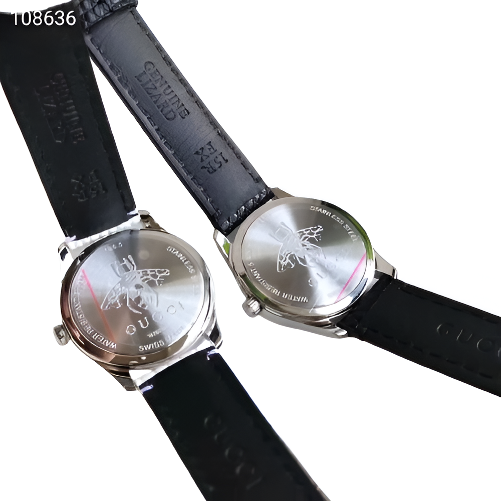 Hermes Classic Duo Watch Set - Black & White Straps