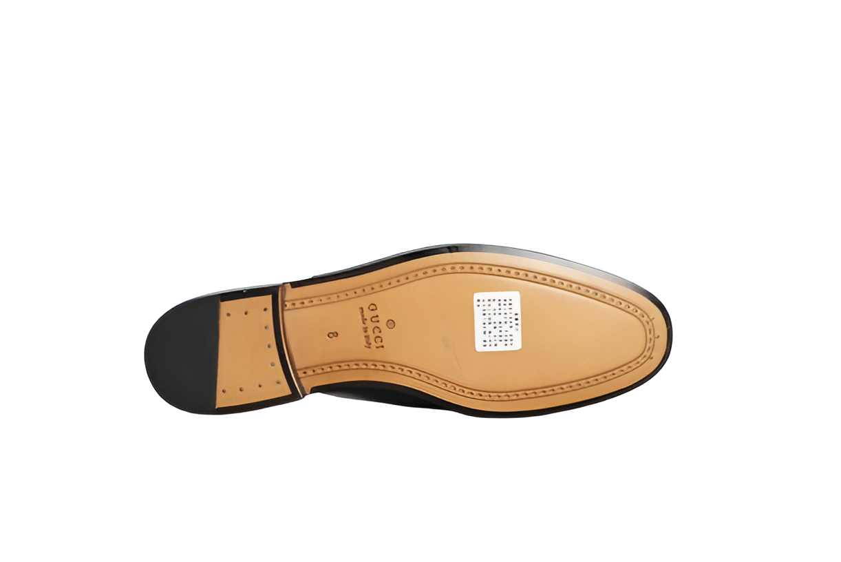 Gucci Black Leather Men's Loafers