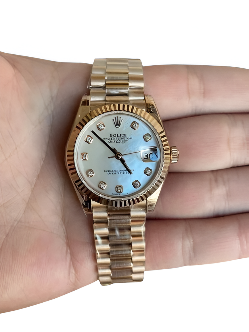 Rolex Datejust "Rose Gold & Mother of Pearl Diamond" Edition