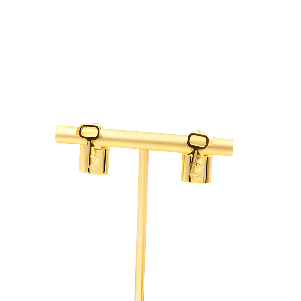 LV Padlock Earrings - Gold