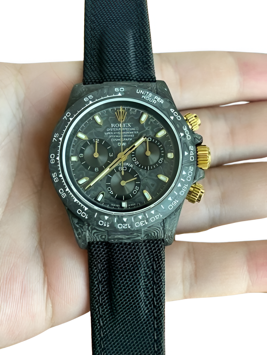 Rolex Cosmograph Daytona Carbon Fiber Gold Chronograph