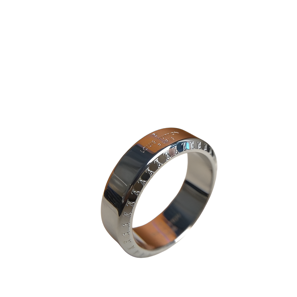 LV Signature Band Ring Set - Gold & Silver