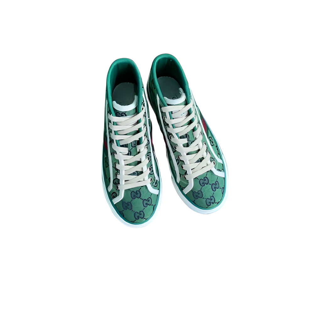 GUCCI Men's High-Top Monogram Sneakers