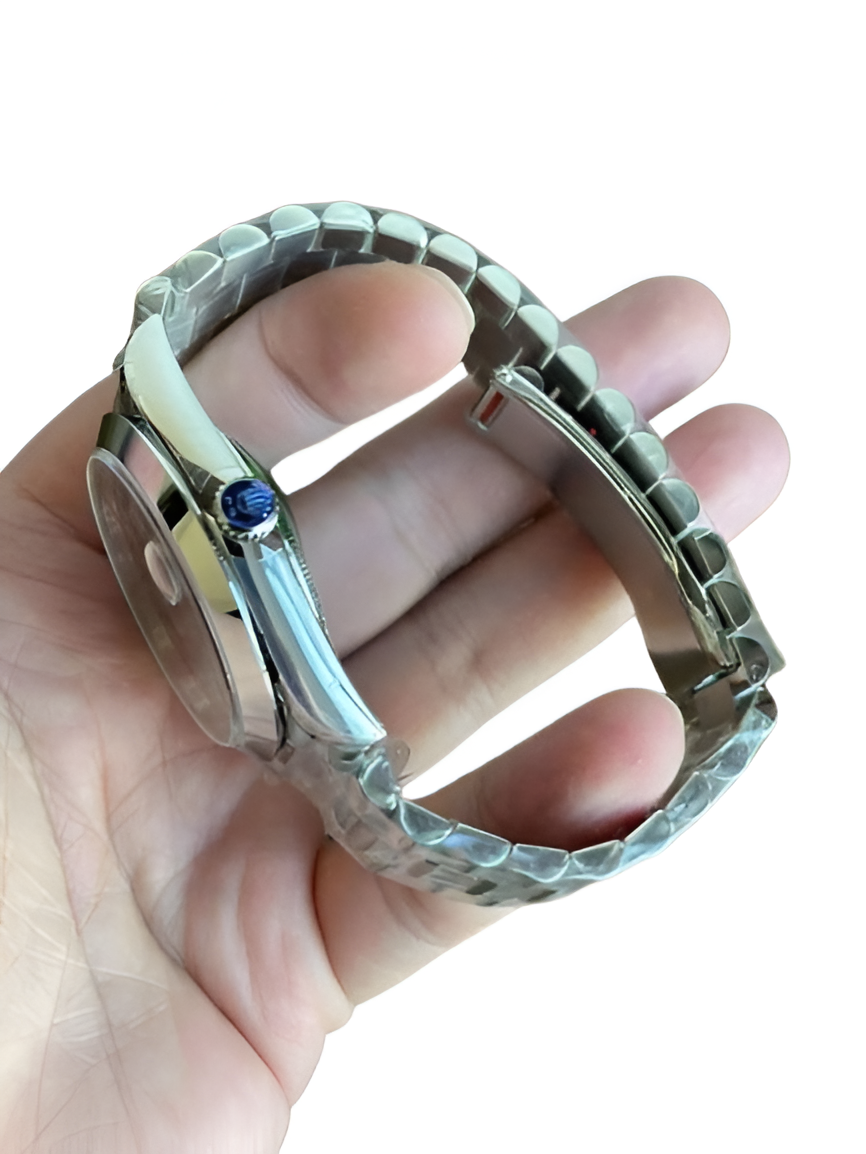 Rolex Oyster Perpetual Date Green Arabic Dial