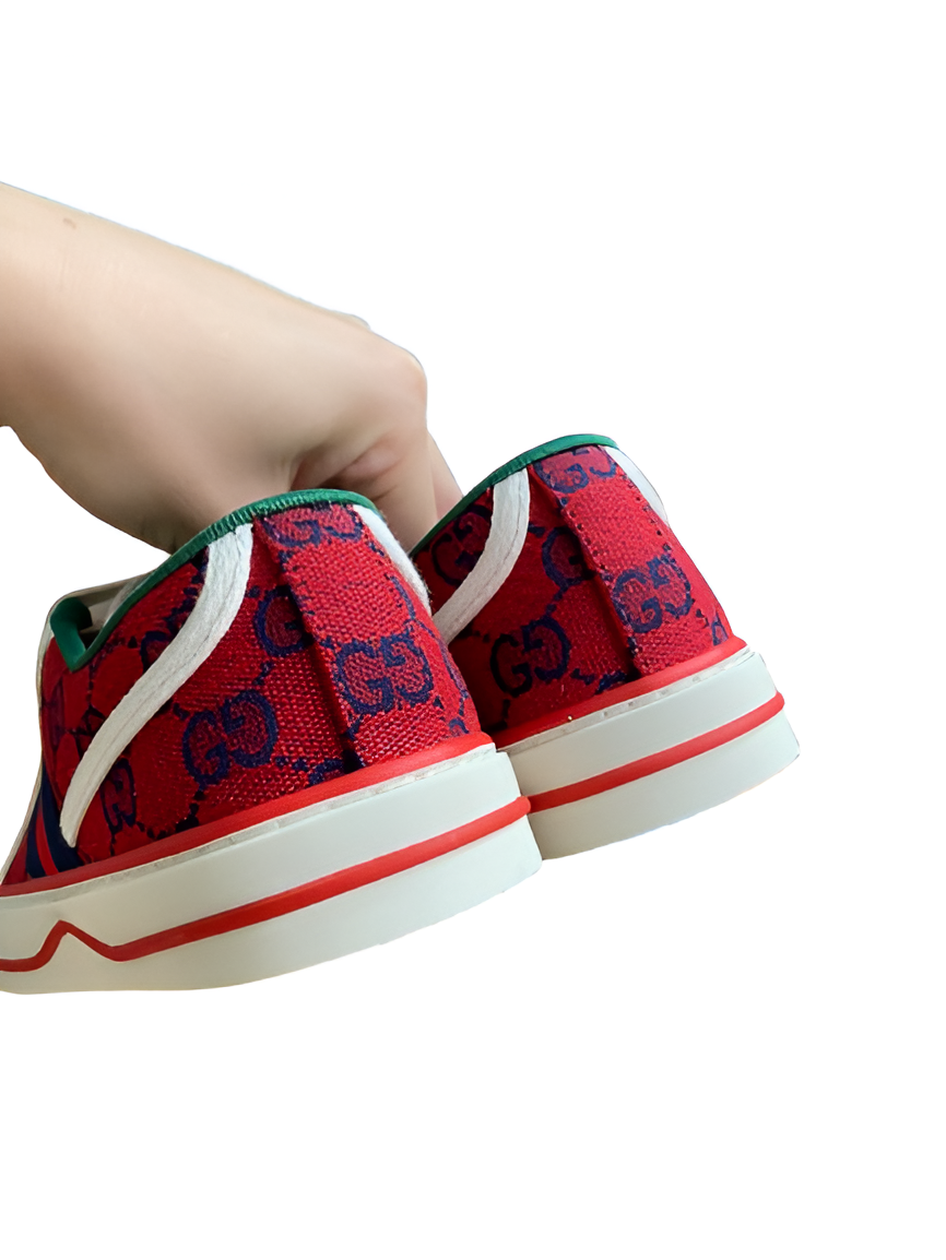 GUCCI Men's Low-Top Monogram Sneakers