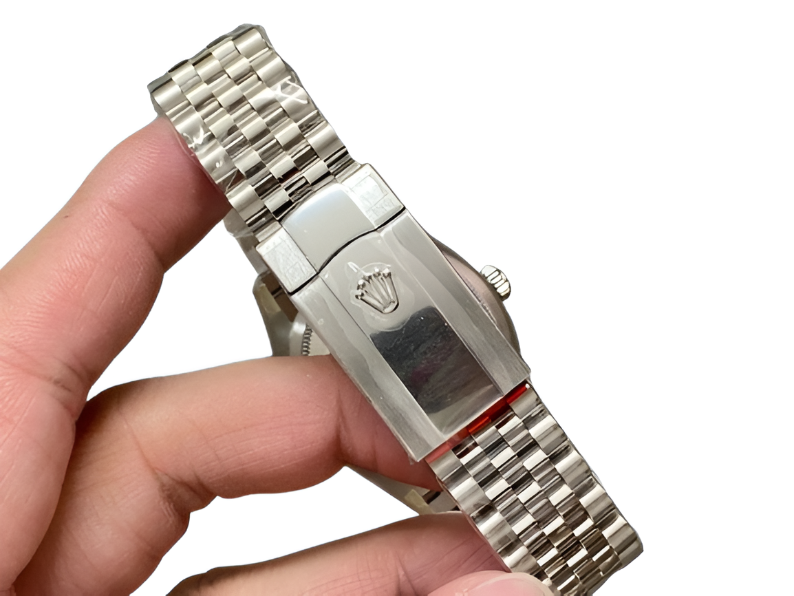 Rolex Datejust 36mm Green Palm Dial with Diamond Markers
