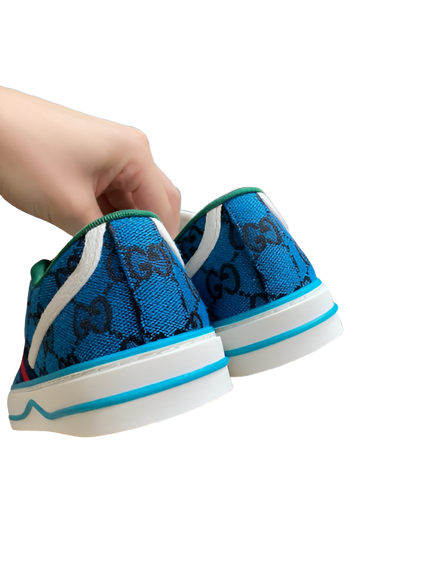 GUCCI Men's Low-Top Monogram Sneakers