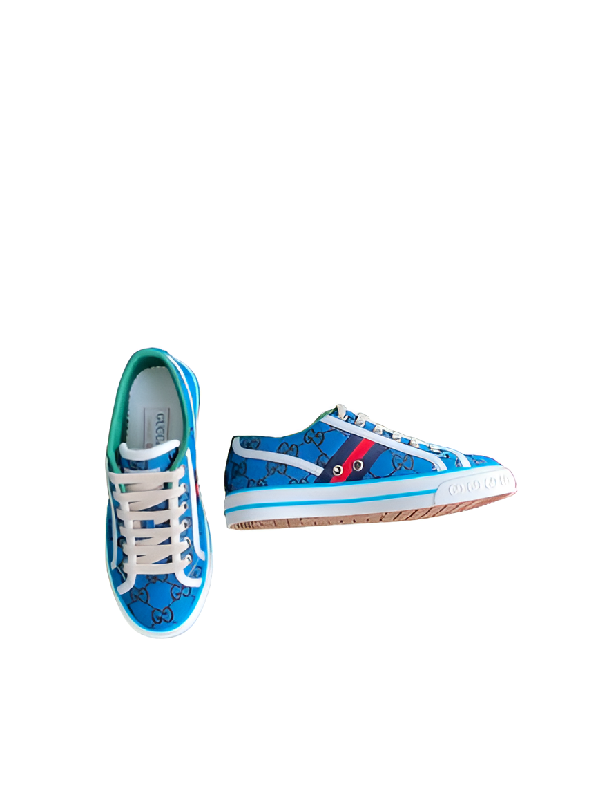 GUCCI Men's Low-Top Monogram Sneakers