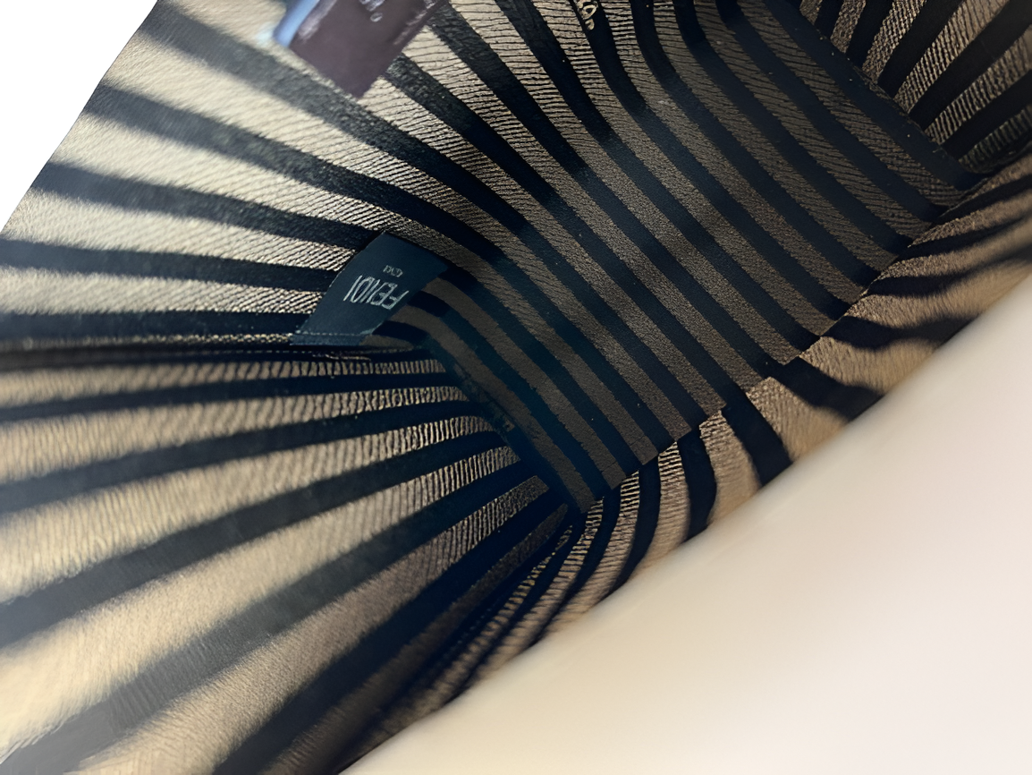 Fendi White Mini Box Tote Bag