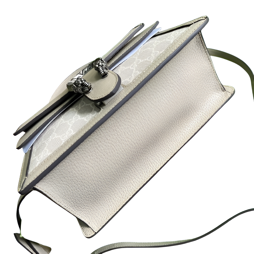 Gucci-inspired handbag in soft beige