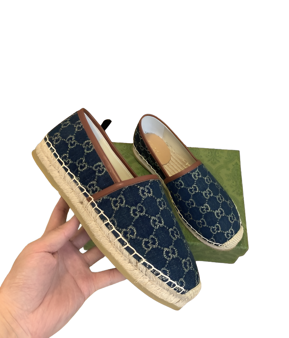 GUCCI Men's Monogram Espadrilles