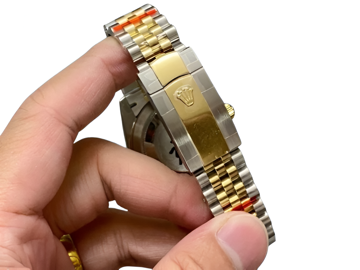 Rolex Datejust 41mm Champagne Diamond Dial Two-Tone