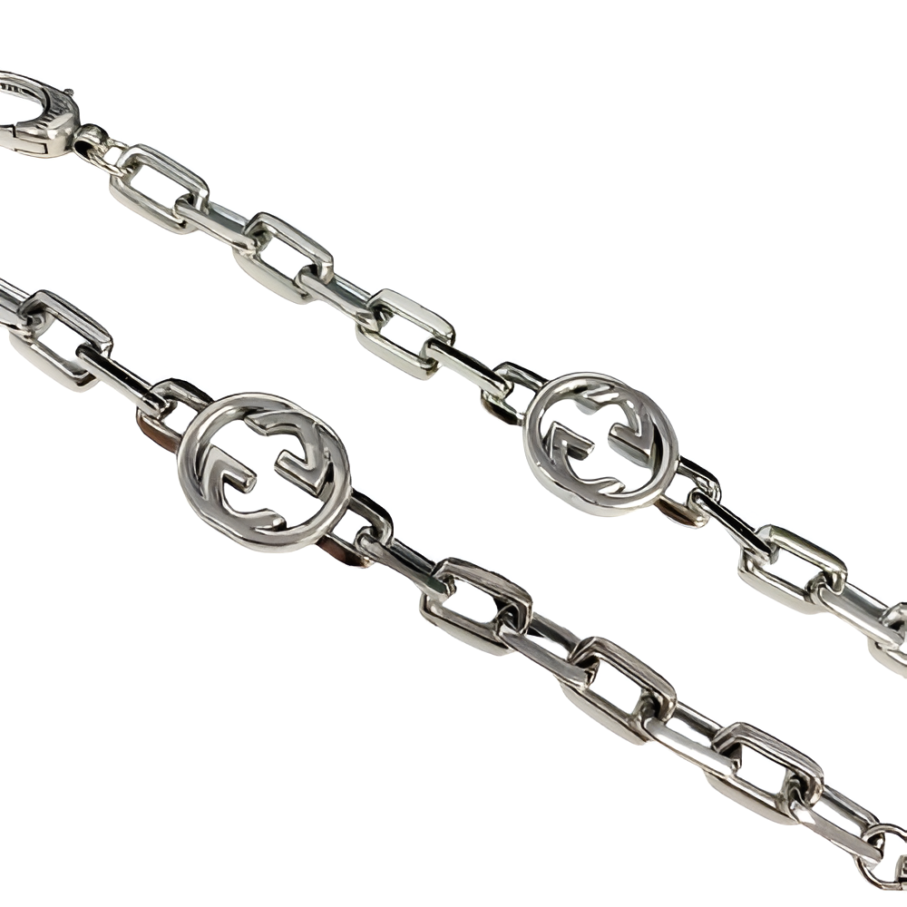 GUCCI Silver Chain Link Bracelet