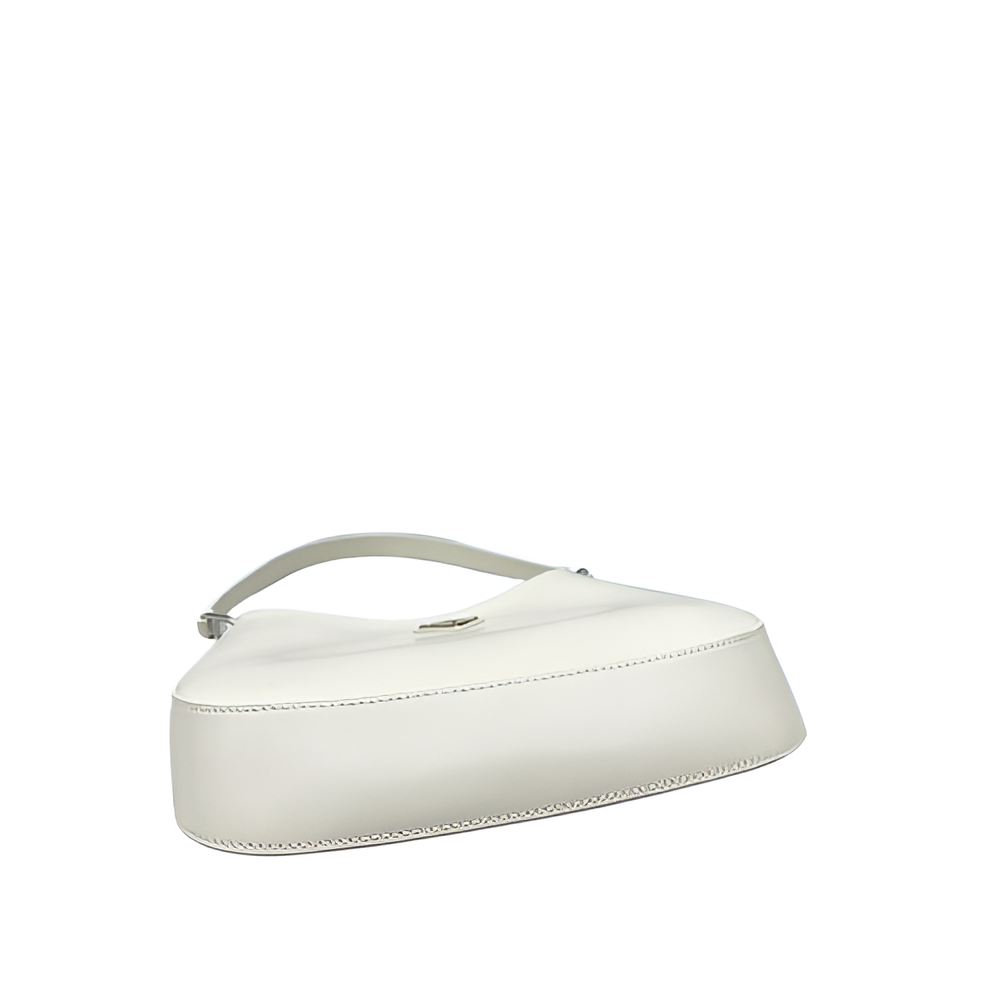 Prada White Leather Shoulder Bag