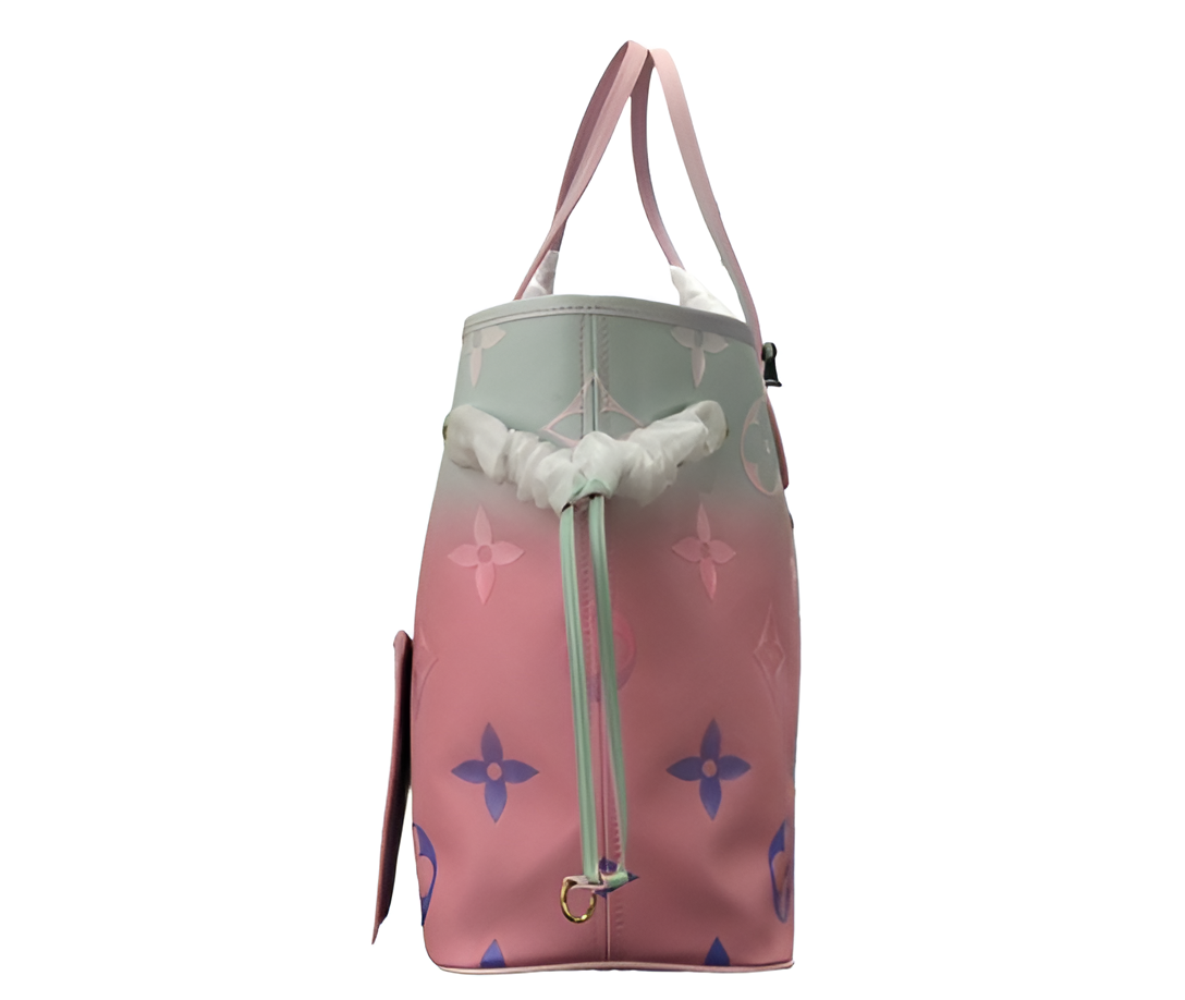 Louis Vuitton Neverfull MM tote bag in a stunning gradient Monogram pattern