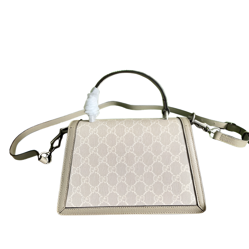 Gucci-inspired handbag in soft beige