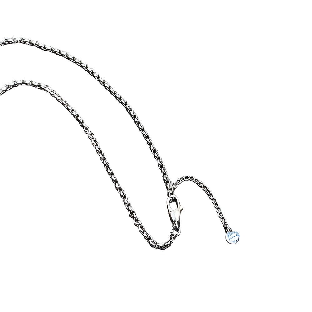 Gucci Silver Hollow Ring Pendant Necklace