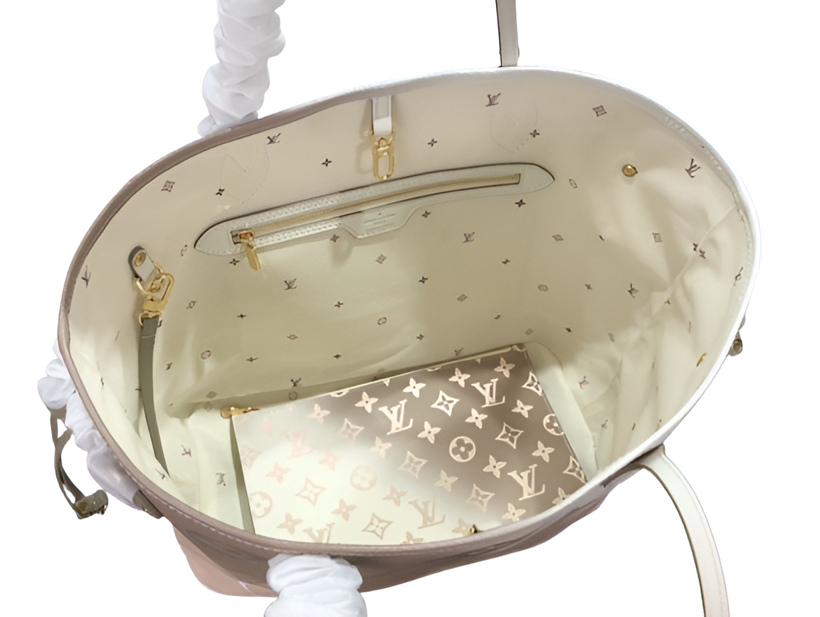 Louis Vuitton Neverfull MM tote bag in a stunning gradient Monogram pattern