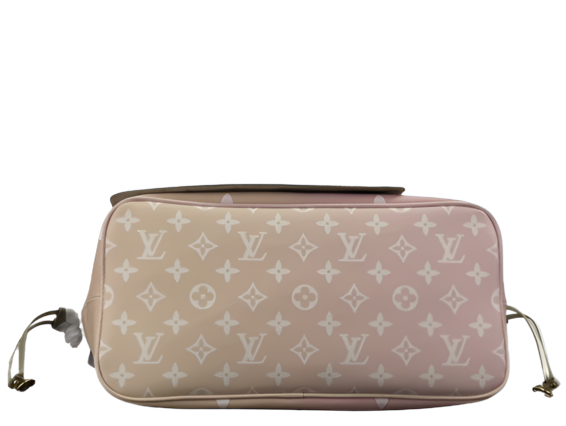 Louis Vuitton Neverfull MM tote bag in a stunning gradient Monogram pattern