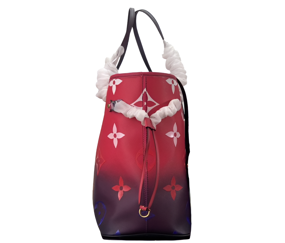 Louis Vuitton Neverfull MM tote bag in a stunning gradient Monogram pattern