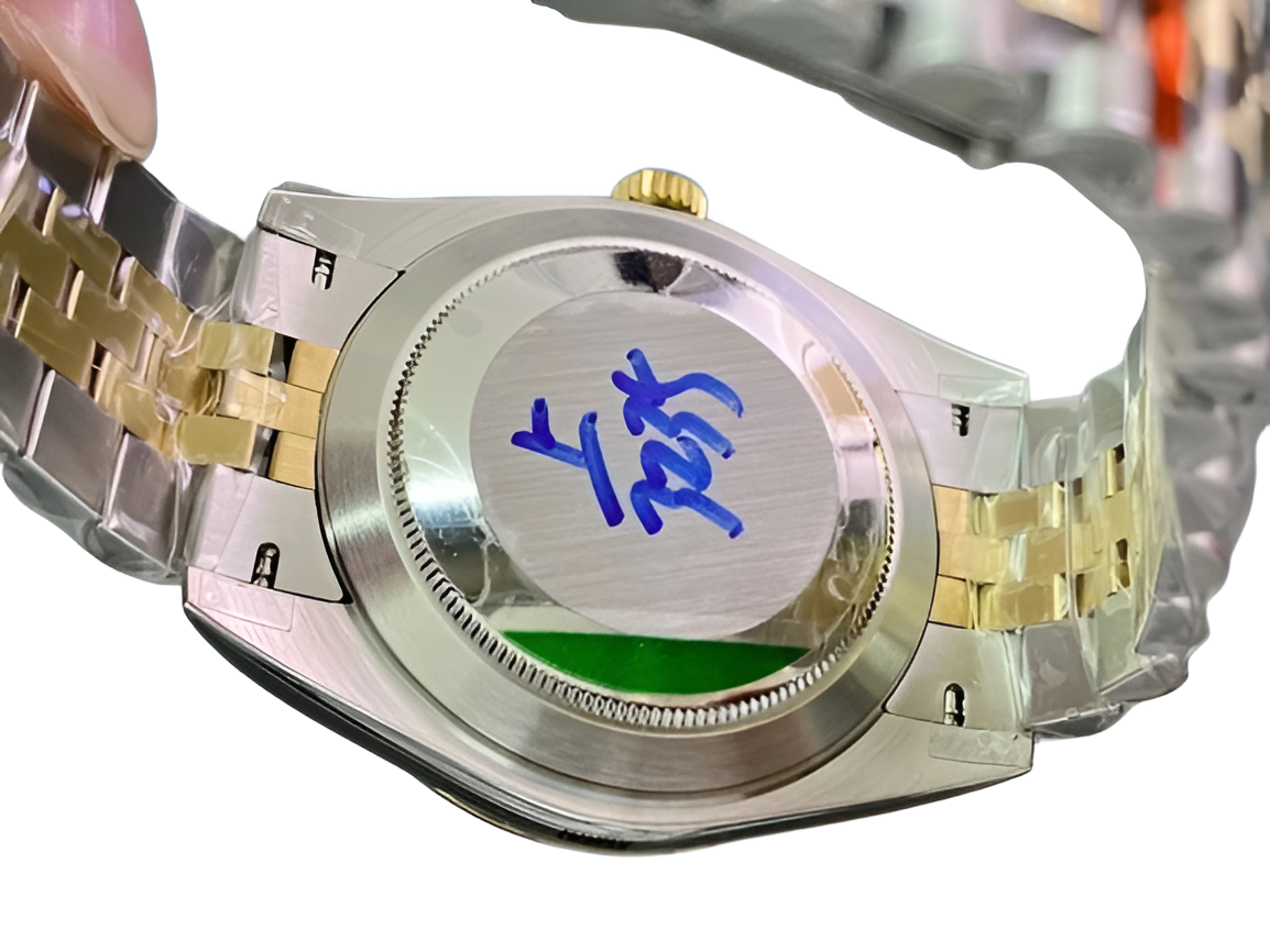 Rolex Datejust 41mm Silver Diamond Dial Two-Tone