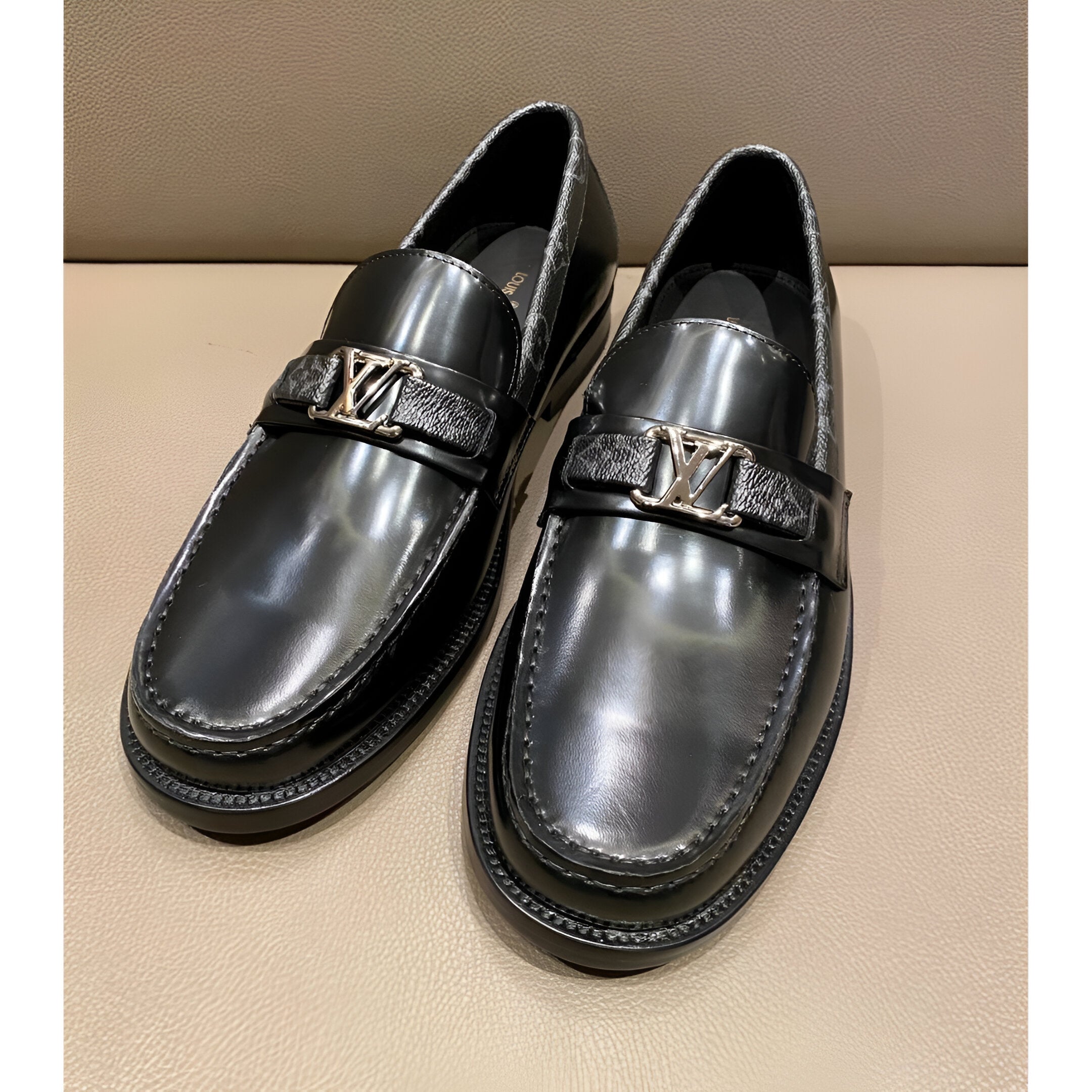Louis Vuitton LV Leather Men's Loafers