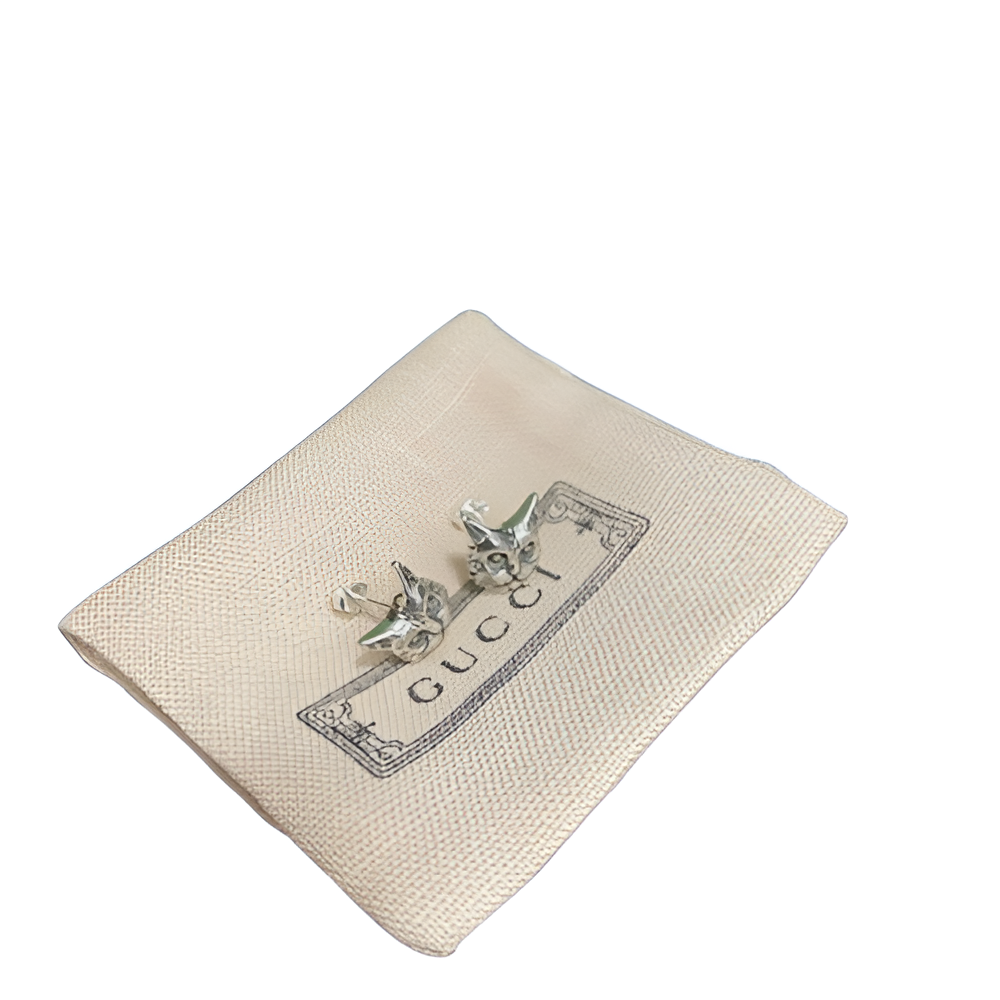 Gucci Wolf Stud Earrings