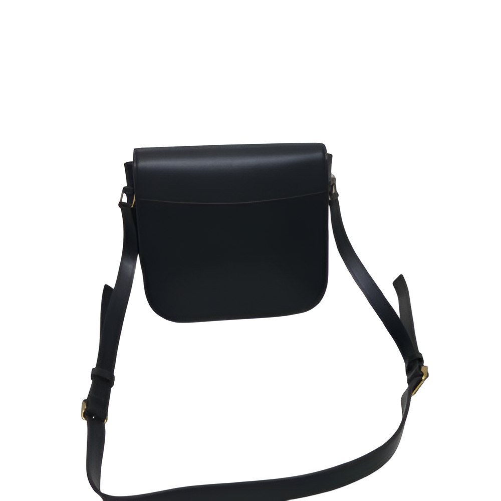 YSL Black Leather Crossbody Bag