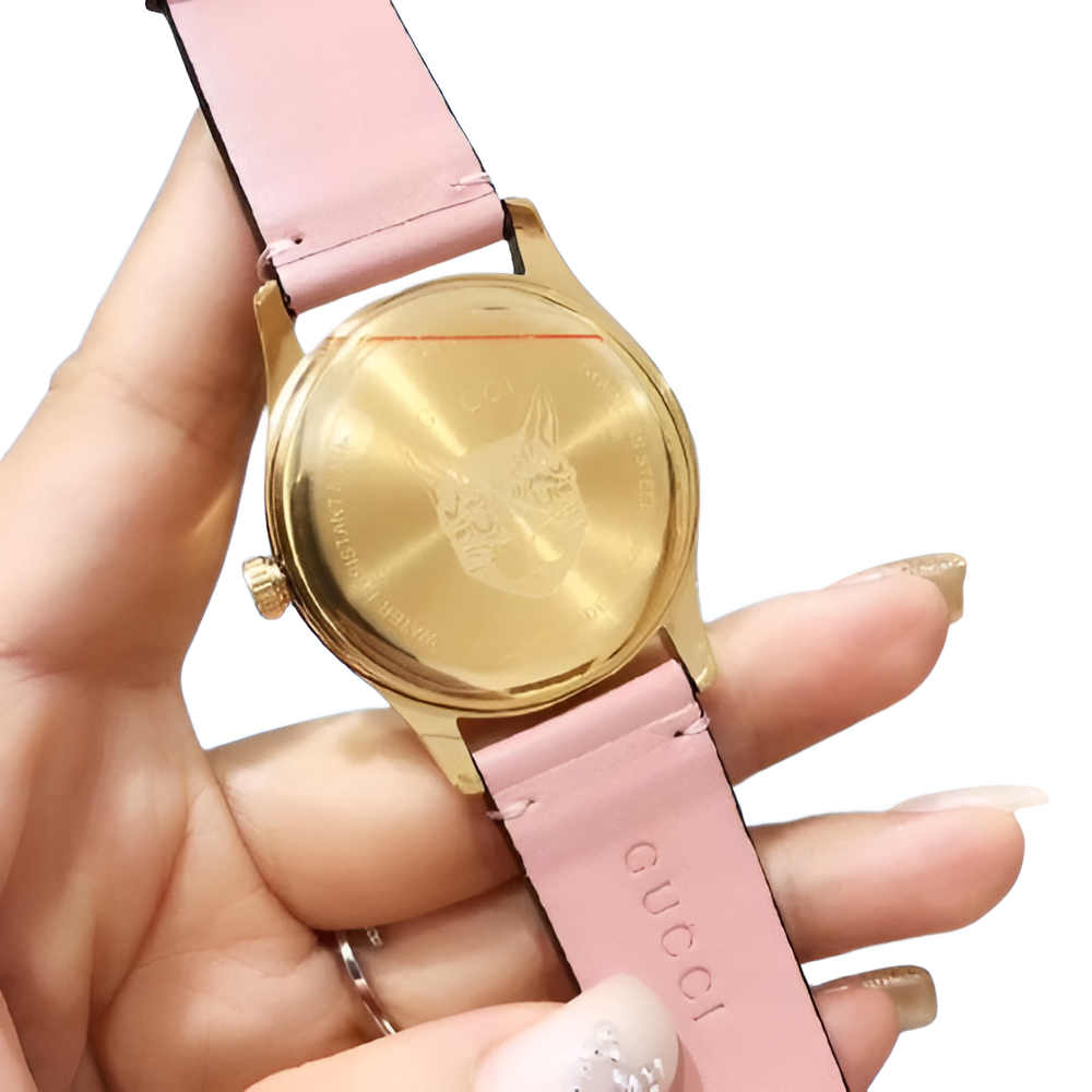 Pink Cat Charm Watch - Women's Edition