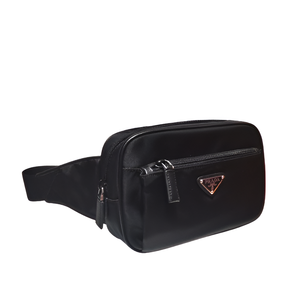 Prada Black Nylon Belt Bag