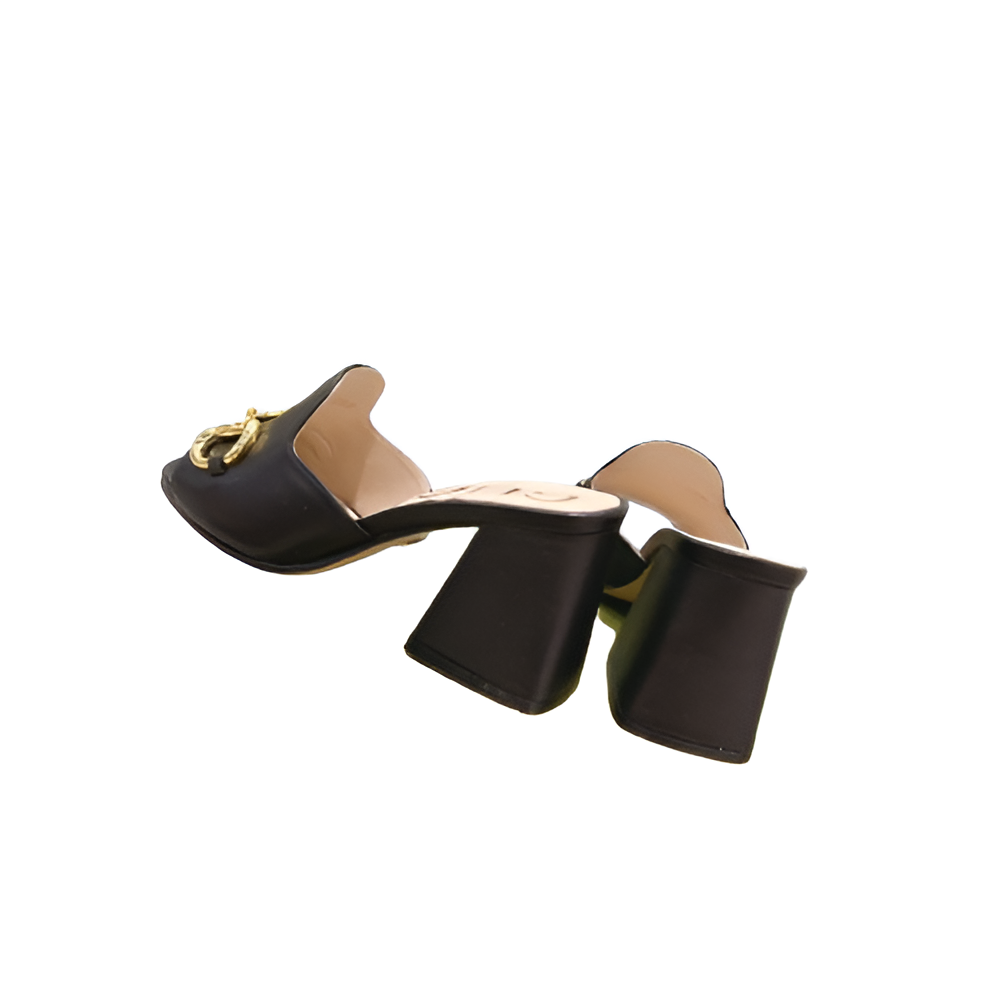 GUCCI Women's Leather Horsebit Slides