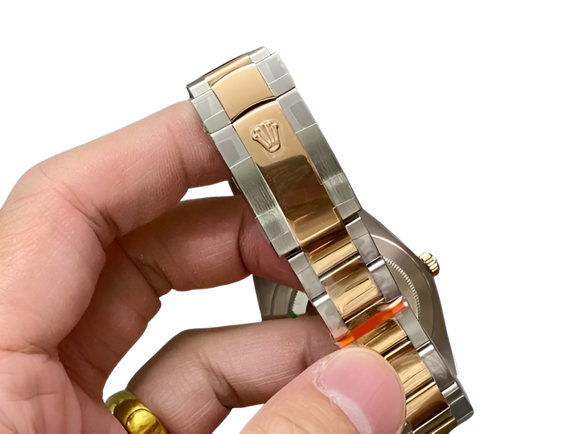 Rolex Datejust 41mm Grey Dial with Rose Gold Two-Tone