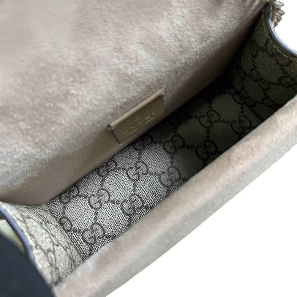 Gucci-inspired handbag with the iconic GG monogram